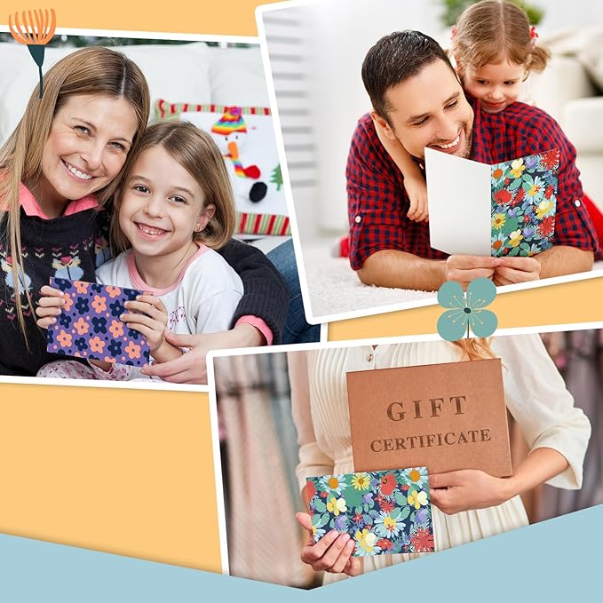 Engrowtic 200 Pcs Blank Cards with Envelopes All Occasion Blank Greeting Cards Notecards with Envelopes Bulk 4 x 6 Inches Greeting Accessories with Stickers for Women Men Adults Thank You 20 Styles