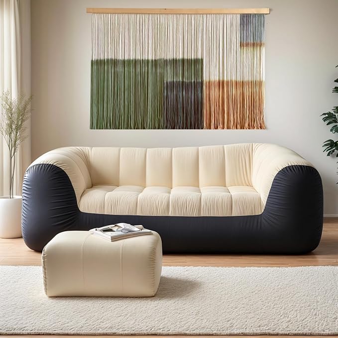 Sdjazl Woven Boho Macrame Wall Hanging Home Decor Tapestry Dip-Dyed Large Macrame Wall Art Colorful Mountain Landspace for Living room (green1)