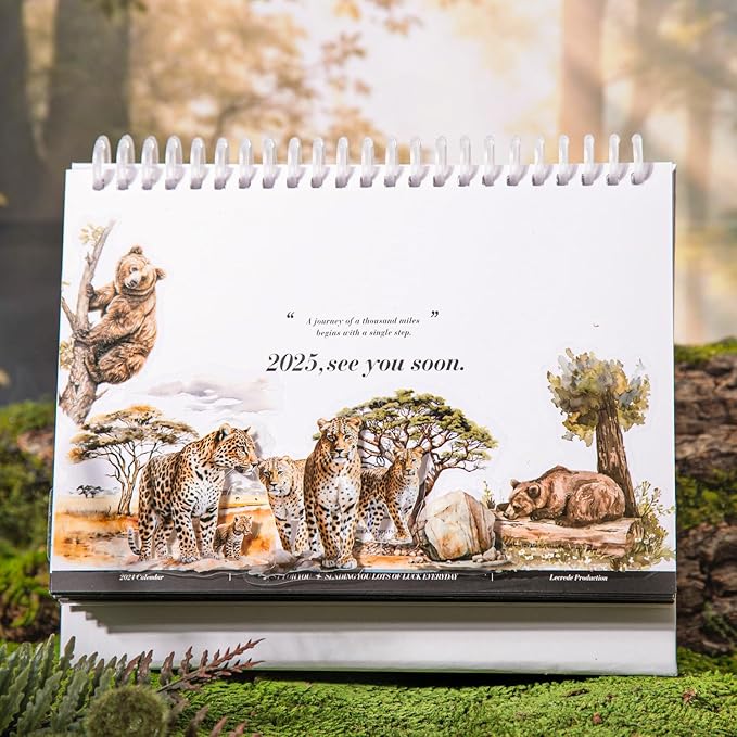 Scrapbook Stickers for Animal, 90Pcs Beast Nature Stickers with Tigers, Lions, Elephants for Scrapbooking, Junk Journal Supplies, Planner, Crafting (Forest Beast)