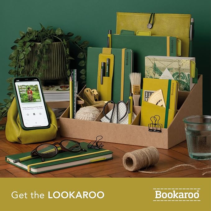 IF Bookaroo Sticky Tabs - Greens, White