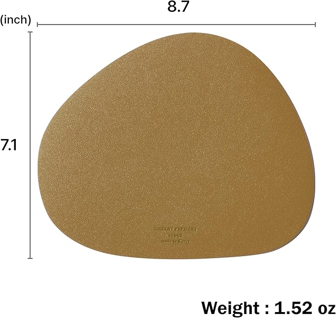 Mouse pad, Non-Slip Washable Waterproof Computer Mouse pad (Moroco Camel)