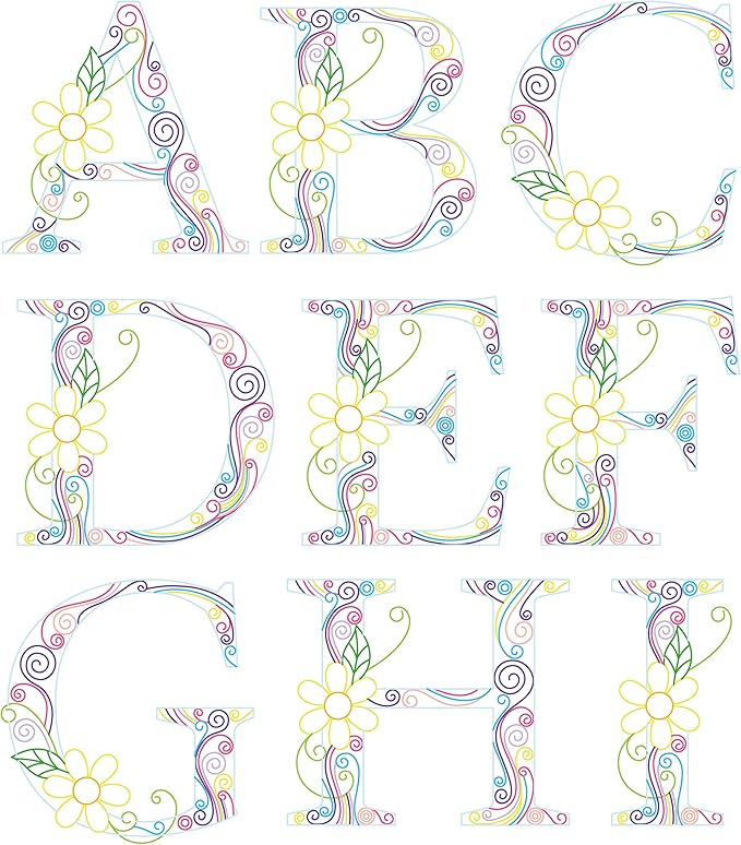 Uniquilling Quilling Paper Quilling Kit for Adults Beginner, 8 * 10-inch Letters, Exquisite DIY Paper Filigree Painting Kits Quilling Tools, Home Room Wall Art Decor Best Gifts(Basic)