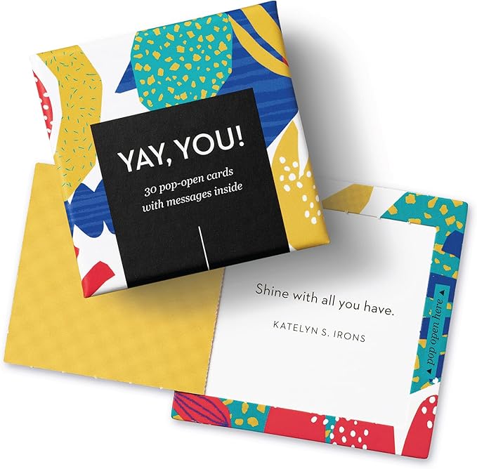 Compendium ThoughtFulls Pop-Open Cards — 3-Pack of Celebrating You, Yay, You!, You’re Awesome — 90 Pop-Open Cards, Each with a Different Message Inside