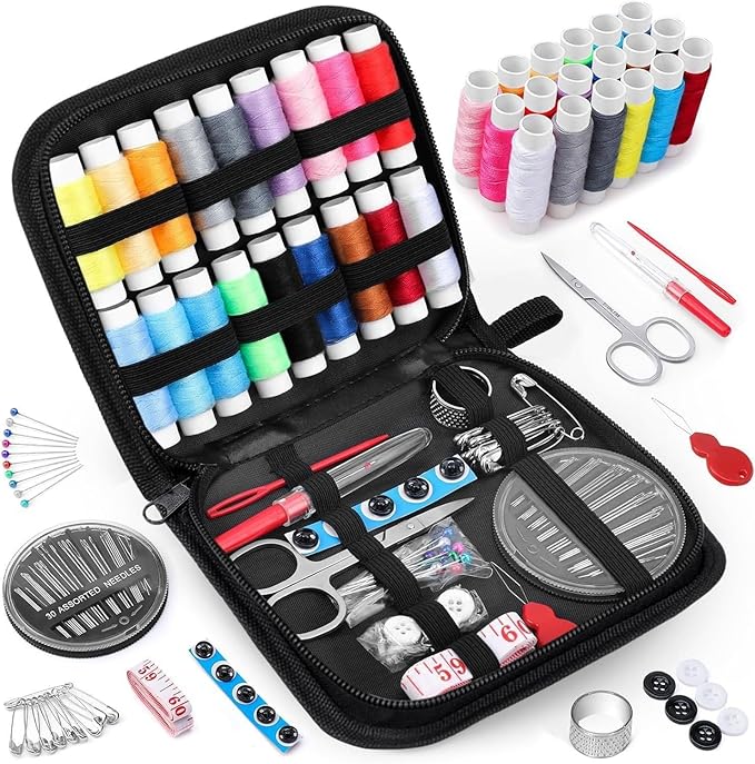 2026 New Embroidery Stitch Book Kit - 86 PCS Beginner Embroidery Kit with 106 Patterns, Portable Reusable Embroidery Workbook & Tools, Step-by-Step Tutorials for DIY Craft Lovers