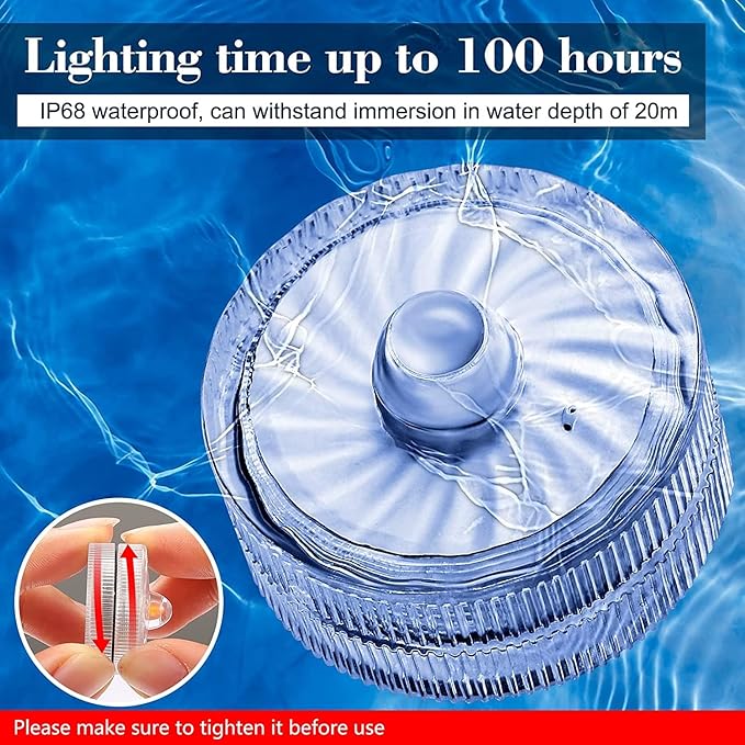 HL Submersible LED Light,Purple Small LED Light,100 Hours Waterproof Flameless Led Lights Battery Powered for Wedding Home Vase Festival Party Decoration 24pcs (Built-in 48 Batteries)