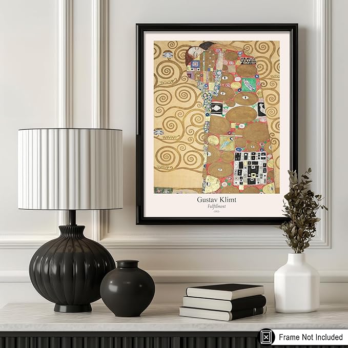 Poster Master Vintage Gustav Klimt Poster - Retro Fulfillment Print - Art Nouveau - Abstract Art - Symbolism Art - Aesthetic Art - Classic Painting - Living Room Wall Decor - 16x20 UNFRAMED Wall Art