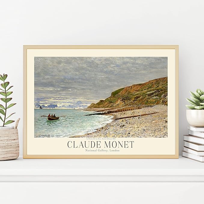 Claude Monet Prints, Museum Gallery Exhibition Poster, Claude Monet Art Works, Claude Monet Poster Prints, Vintage Print, Home Office Wall-Decor (Collection 1) - 24x36 Inches