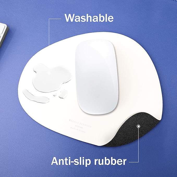 Mouse pad, Non-Slip Washable Waterproof Computer Mouse pad (Vanilla Cream)
