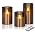 wemarry Flameless Candles 4" 5" 6" Acrylic Glass Pillars 3" Diameter Battery Operated Flickering Candles Include 8-Key Remote with Timer Function 400+ Hours (Gray, Warm Light 12 Pack) - Image 7