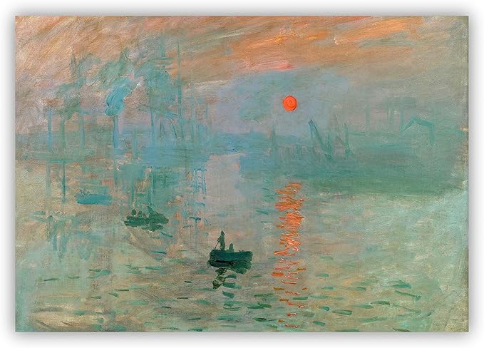 Claude Monet Museum Gallery Exhibition Poster - Art Works Prints, Vintage Print for Home Office Wall Decor (Collection 1) - 16x20 Inches