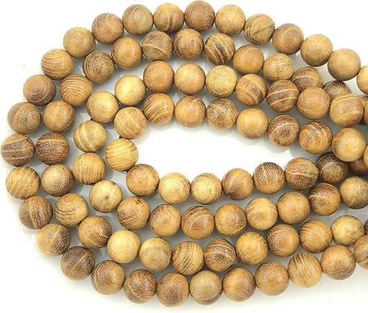 CarpenterC 500pcs 6mm Gorgeous Natural Round Polished Rosewood Loose Beads for Jewelry Making DIY Handmade Crafts