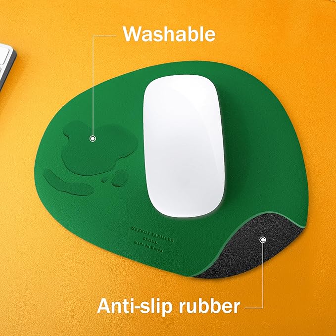 Mouse pad, Non-Slip Washable Waterproof Computer Mouse pad (Forest Green)