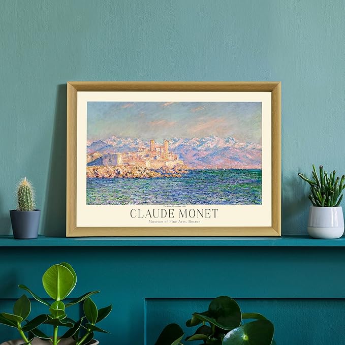 Claude Monet Prints, Museum Gallery Exhibition Poster, Claude Monet Art Works, Claude Monet Poster Prints, Vintage Print, Home Office Wall-Decor (Collection 1) - 12x18 Inches