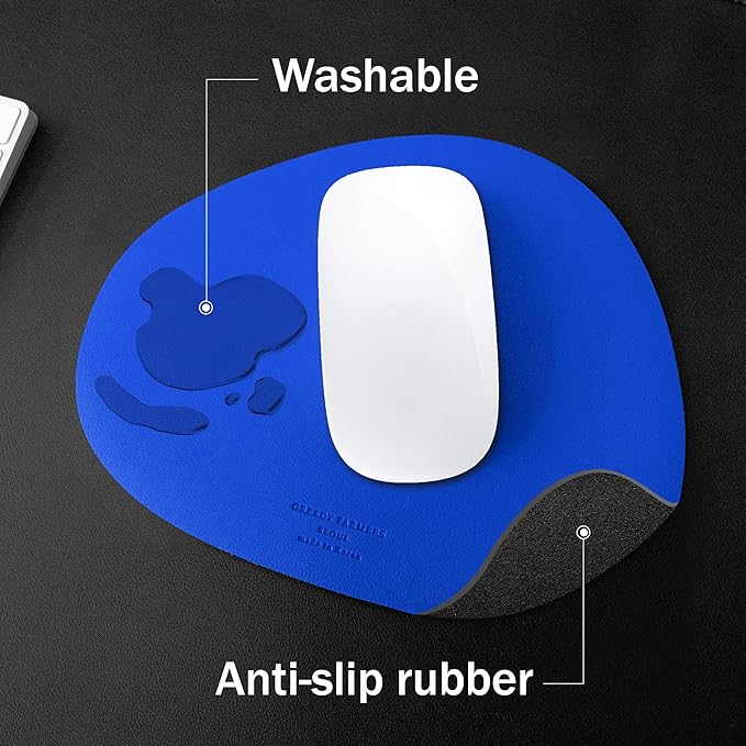 Mouse pad, Non-Slip Washable Waterproof Computer Mouse pad (Hawaii Blue)