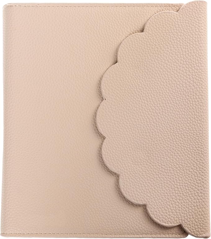 Graphique Vegan Leather Wrap Journal Luxe Collection, Hardcover Diary Notebook for Writing, 160 Lined Pages, 7” x 8.75”, Taupe