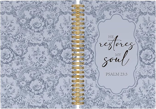 Pugwak Christian Journal Notebook - Black Bible Verse Religious Scripture Notebooks College Ruled for Work School, Gifts for Women, Office Supplies, Hardcover Spiral Notebook 5.5"x8.3"