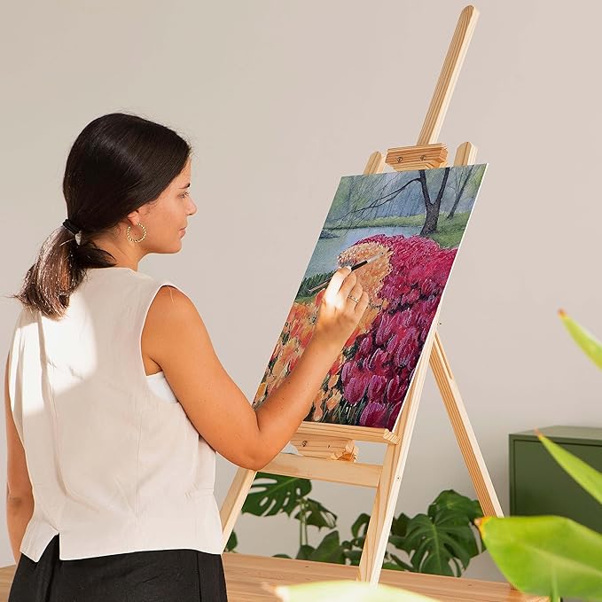 Elan Canvas Boards for Painting 15.7x19.7 Inch, 6-Pack 100% Cotton Acid-Free Blank Canvases for Painting 8oz, Triple Primed 15.7x19.7 Canvas Panels