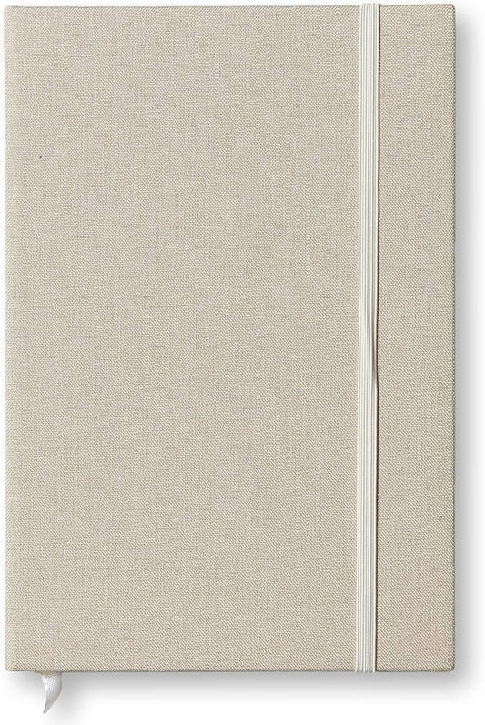 Portage Blank Hardcover Aesthetic Notebook Writing Journal – Bleed-Proof Paper Notepad for Journaling, High GSM, A5 Notebook, Cream Pages - Oatmeal, 6 x 8.5 Inches, 224 Pages