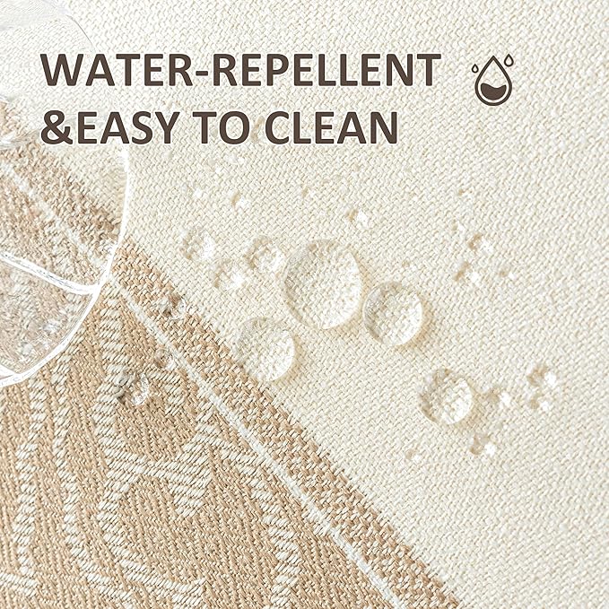 Placemats Set of 4,Waterproof Placemat with Tassel Fringe,Boho Placemats for Coffee Table Western Restaurant