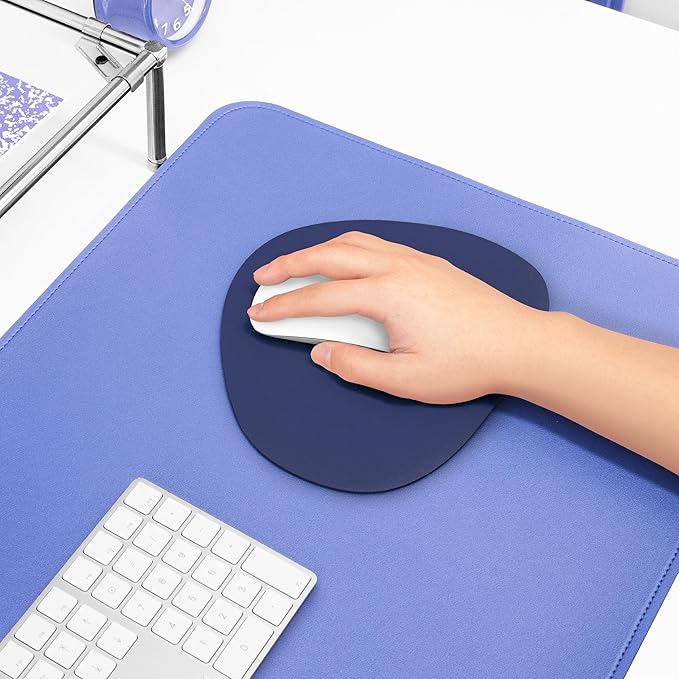 Mouse pad, Non-Slip Washable Waterproof Computer Mouse pad (Blue Moon Navy)