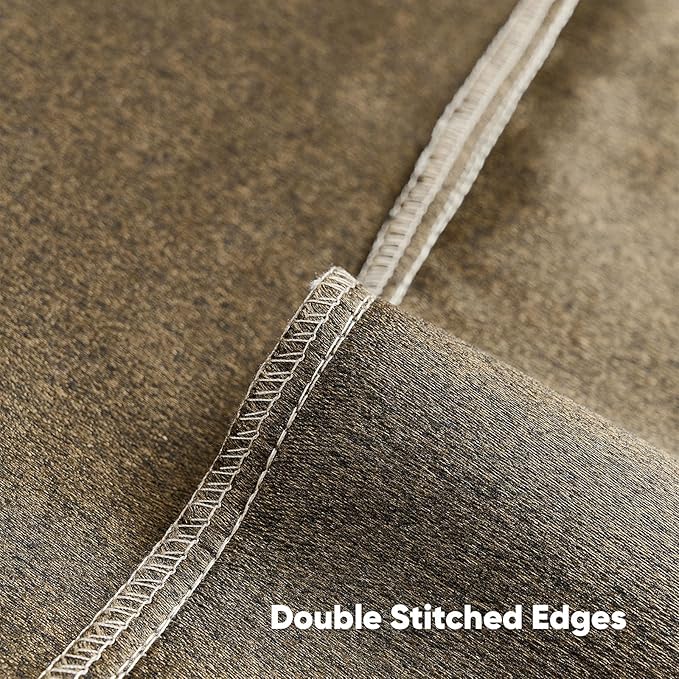 FUTEI Natural Linen Chenille Decorative Throw Pillow Covers 12x20 Inch Set of 2,Soft Cozy Faux Linen Textured Lumbar Pillow Cases,Farmhouse Home Decor for Couch Living Room