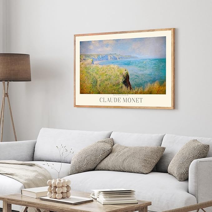 Claude Monet Museum Gallery Exhibition Poster - Art Works Prints, Vintage Print for Home Office Wall Decor (Collection 1) - 16x20 Inches