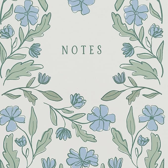 Minted Botanical Notebook, Writing Journal for Notes & Journaling, Durable Paper Cover, Modern, Floral, Colorful & Simple Spiral Bound Journal Notebook with 160 Lined Pages, 5.5" x 8.5"