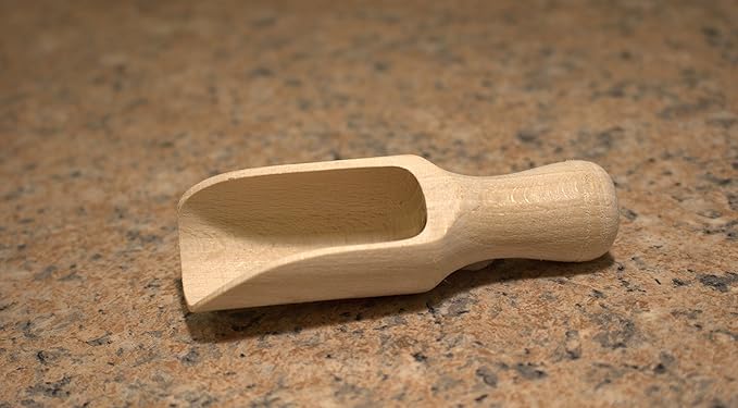 Traditional Wooden Spoons Sets x 3 (length 3" (8cm)) SMALL