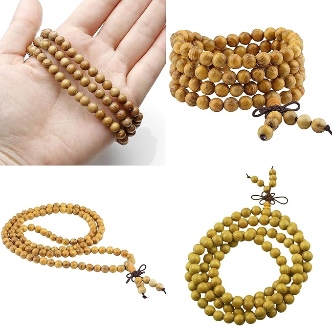 CarpenterC 500pcs 10mm Gorgeous Natural Round Polished Rosewood Loose Beads for Jewelry Making DIY Handmade Crafts