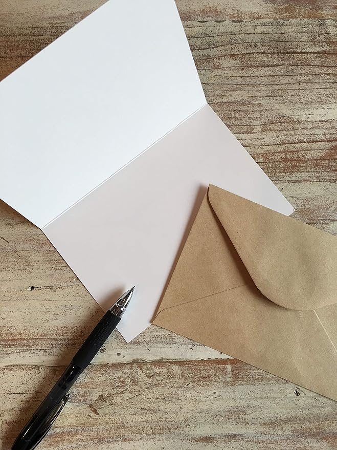 120 Pack Blank Greeting Cards - All Occasion Bulk Box Set - 12 Designs - Craft Paper Envelopes and Gold Labels Included