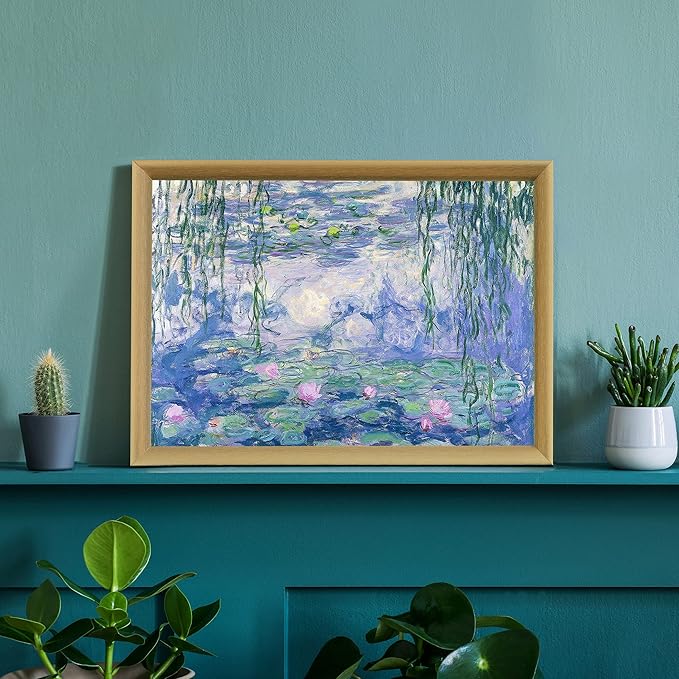 Claude Monet Museum Gallery Exhibition Poster - Art Works Prints, Vintage Print for Home Office Wall Decor (Collection 1) - 18x24 Inches