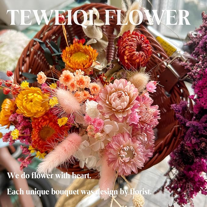 Natural Dried Straw Flower 20pcs, Natural Flowers Bouquet Daisies, Dried Daisies, Home Decoration,DIY Flower Arrangement