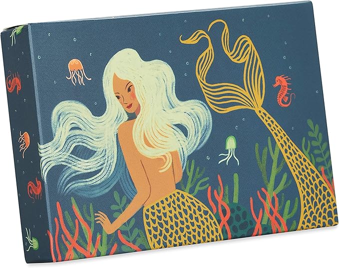 Papyrus Blank Cards with Envelopes, Mermaid (14-Count)