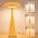 Cordless Mushroom Lamp,Yellow Small Table Lamp,Vintage Aesthetic Lamp - Image 7