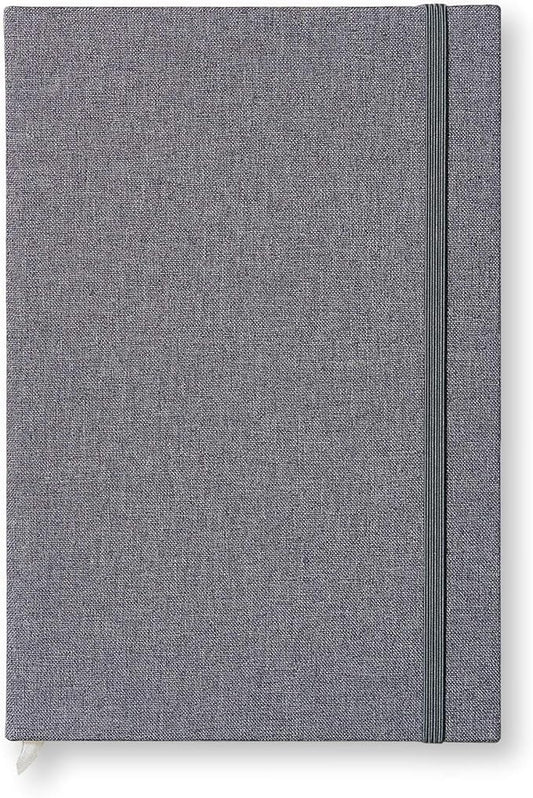 Portage Blank Hardcover Aesthetic Notebook Writing Journal – Bleed-Proof Paper Notepad for Journaling, High GSM, A5 Notebook, Cream Pages - Slate, 6 x 8.5 Inches, 224 Pages