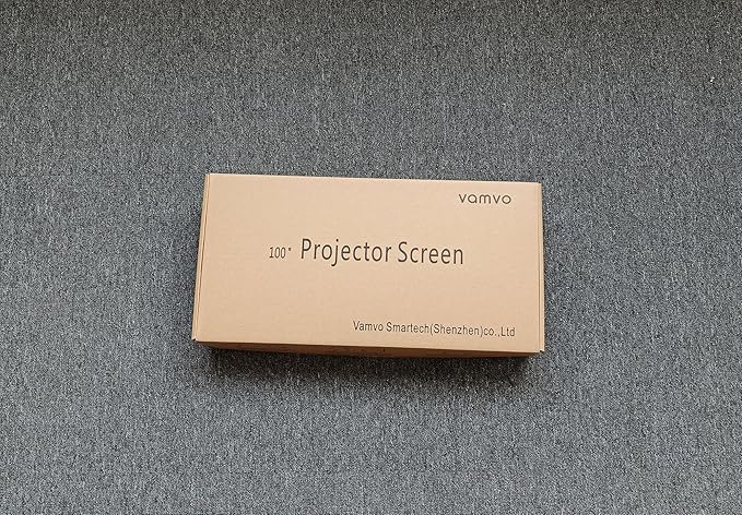 Projector Screen with Stand, Vamvo 100 inch Portable Foldable Projection Screen with Aluminum Alloy Stand Outdoor Movie Screens with Carrying Bag for Home Theater Camping and Recreational Events