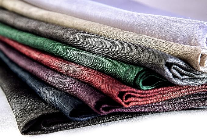 Solino Home White Linen Napkins Set of 4-100% Pure Linen Cloth Washable Dinner Napkins 20 x 20 Inch for Winter, Valentines, Spring, Easter - Fete