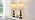 PARTPHONER Farmhouse Table Lamp Set of 2, Rustic Table Lamps for Living Room Bedroom, 22" Mid Century Modern Desk Lamp Bedside Nightstand Lamps with Linen Tapered Drum Shades, Washed White - Image 7